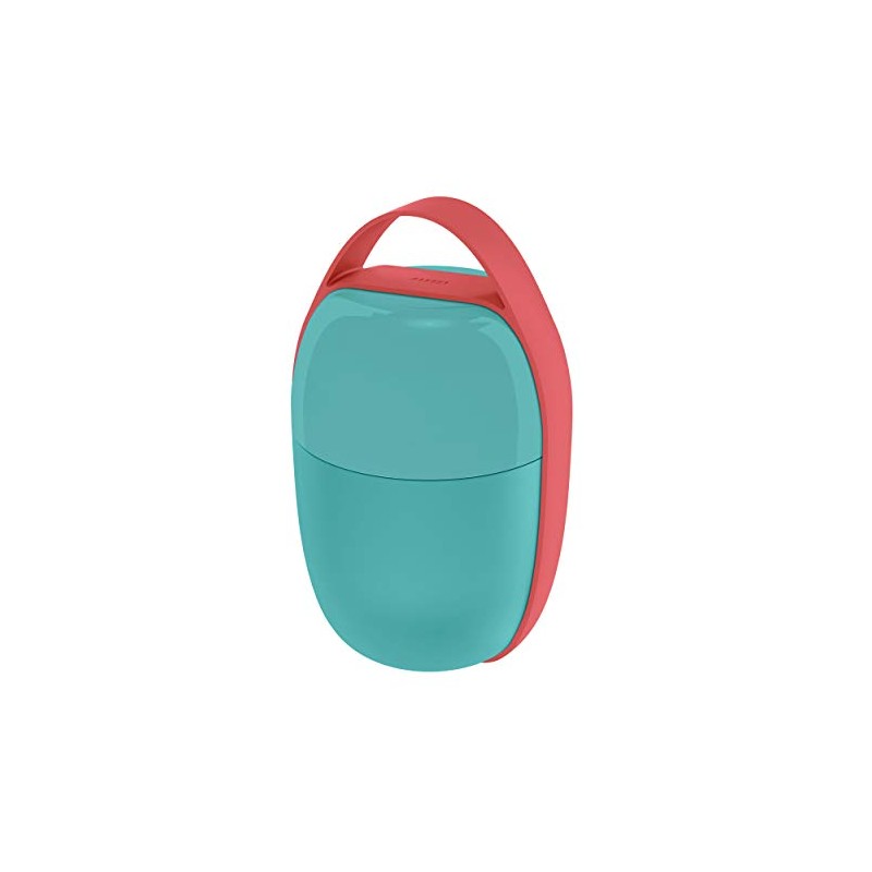 Alessi Food à porter SA03 LAZ, Two-compartment lunch pot in