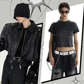 WQYILEAER 2 Pcs Black Studded Belt, Y2K Belt Goth EMO Punk Rock with Bright Pyramid Studded Rivet for Women Men (White Black)