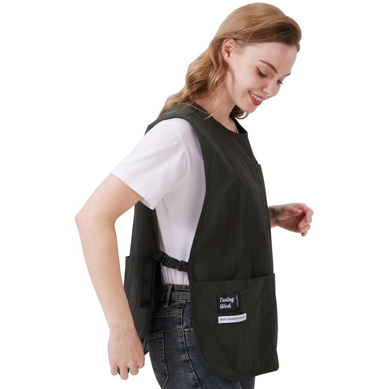 Nanxson Waterproof Cobbler Apron for Women with Pockets Barber Smock