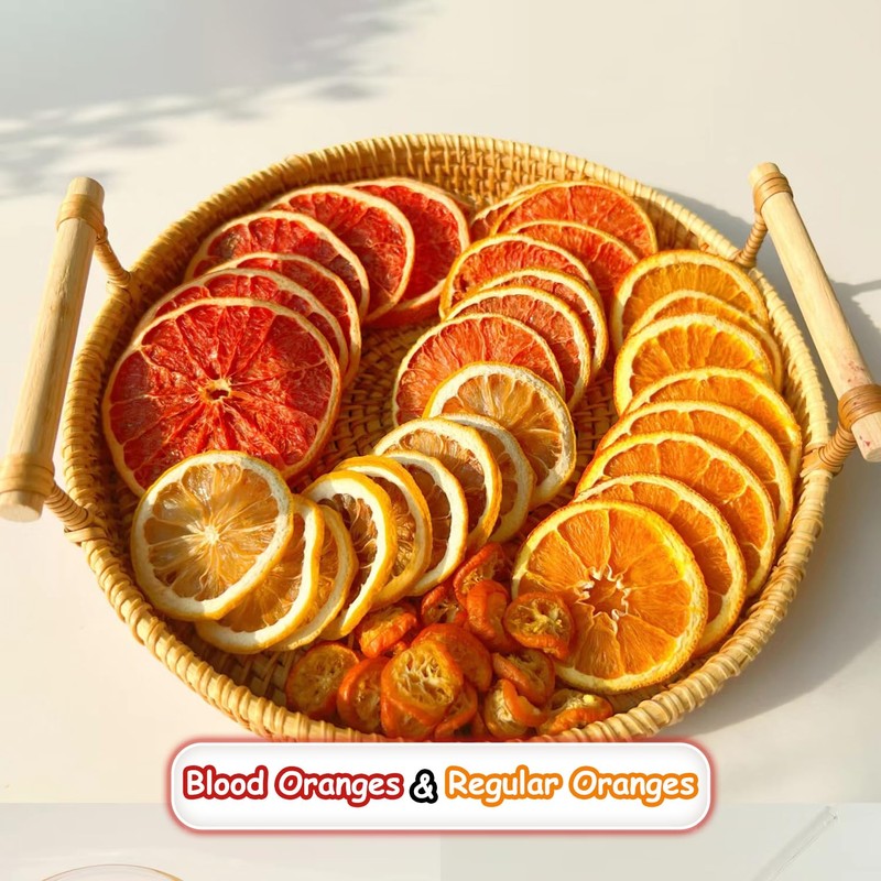 KachiKachi 1-Pack Dried Blood Orange Slices - 200g/7oz | No
