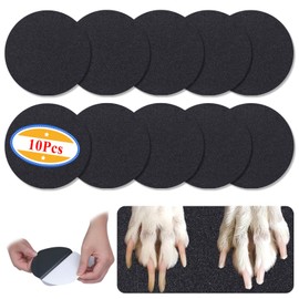 DCSUCC Dog Nail File - 10 Pcs Replaceable Dog Nail File Toy Scratching Strips, Dog Nail Grinder Digger for Dog Nail File Board, Dog Scratch Pad, No Pressure Slow Feeder Puzzle Scratch Toy for Dog