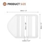 SUIKIHUM 10 Pack Plastic Ladder Slider, 1 Inch(25mm) Backpack Buckle