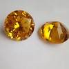 Eterspr Amber crystal glass diamond, 50 mm crystal glass diamond,