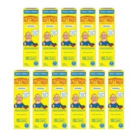 Boudreaux's Butt Paste Original Diaper Rash Cream, Ointment for Baby, 4 oz. Tube, (Pack of 11)