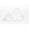 Krifka Formina Hase 3er Set Ostern /9,5 cm/ 5,5 cm/