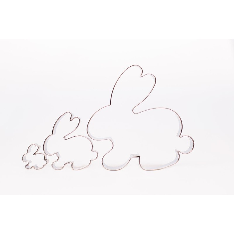 Krifka Formina Hase 3er Set Ostern /9,5 cm/ 5,5 cm/