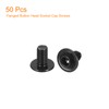 sourcing map Flanged Button Head Socket Cap Screws, 50 Pcs