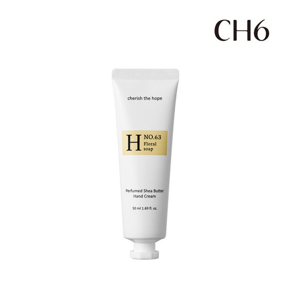 CH6 Perfumed Shea Butter Hand Cream 50ml, 1 Floral Soap