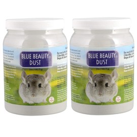 Lixit Blue Beauty® Chinchilla Dust Powder - Dry Bath Grooming Dust for Hamsters, Gerbil, Degus, and Small Animals - Made in The USA (6 Pound)