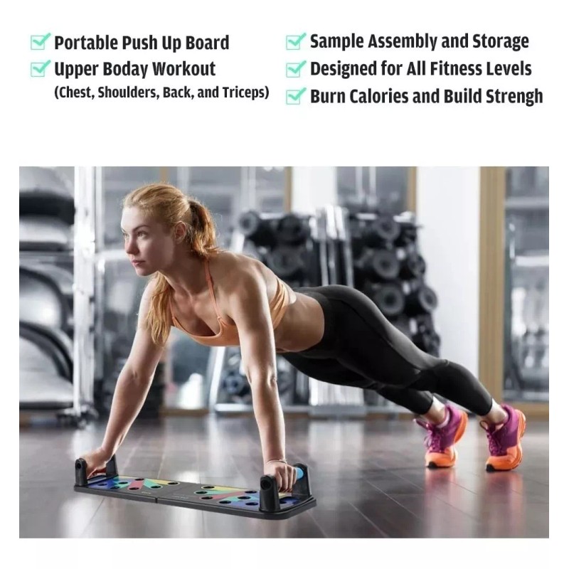 Dolores Lagartijas Push Up Board Entrenamiento Multietapa Ajustable