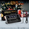 Termómetro de carne inalámbrico con 2 sondas, termómetro digital Bluetooth