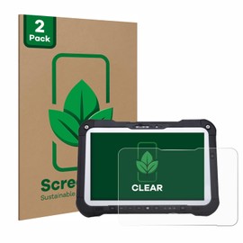 ScreenLeaf (2 Pack Screen Protector compatible with Panasonic Toughbook FZ-G2 / Toughbook G2 [sustainable screen protection, clear, anti-scratch]