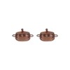 Rossi Rosa Copper Pots Set 2 Pieces, Multi-Colour, One Size