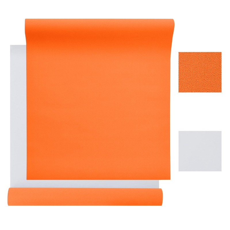 Orange Fabric Book Cover - 17x55", Paper Backed, Binding Cloth