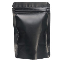 Smell Proof Mylar Bags Aluminum Foil Pouch Resealable Zip Lock 4"x 6" & 3.5"x 5" (Black, Pack of 100)