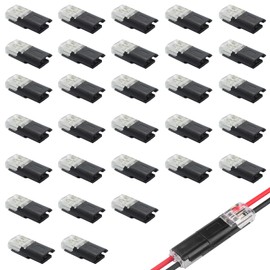 keyxer 30 Pcs Car Connector, 2-Pin Cable Connector, 12 V Plug, 2 Pin Cable Connector, Waterproof 2-Pin Cable Connector, 18-22 AWG, Car Plug Connector