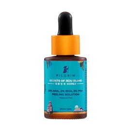 Pilgrim Korean Peeling Solution | 25% AHA, 2% BHA, 5% PHA | Exfoliates Dead Skin | Improves Skin Texture & Tone | Reveals Fresh, Clear Look | Suitable for All Skin Types | 1.01 Fl Oz (30ml)