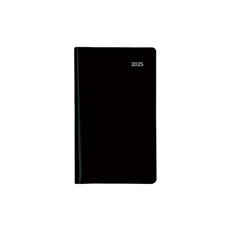 Daigo E8308 2025 Planner, Appointment, Monthly, Horizontal Black, Begins December