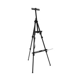 SoHo Urban Artist Watercolor Field Easel with Carry Case - Light Weight, Adjustable Height and Foldable for Travel Painting - Black Anodized Aluminum