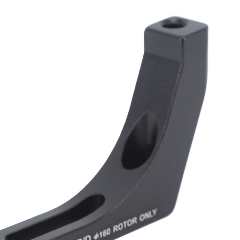 Bike Disc Brake Adapter Aluminium Alloy Black Mounting Bracket Converter