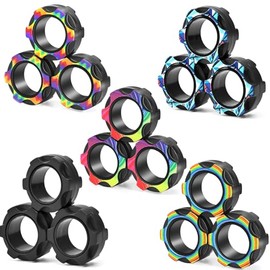 15 Pcs Magnetic Rings Fidget Toys Set