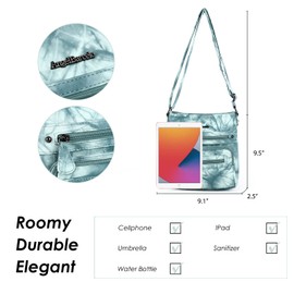 Angel Barcelo Crossover Purse and Handbags Crossbody Bags for Women,Ultra Soft Leather Neatpack Bag Shoulder Purses Green