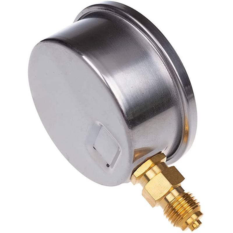 Glycerine Pressure Gauge with Radial Connection, IP65 Stainless Steel 63