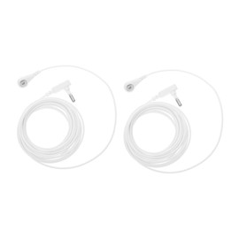 KOMBIUDA Set of 2 Grounding Wires Universal Grounding Cord Connectors for Sleep Mats Grounding Sheet Replacement Easy to Use Safe