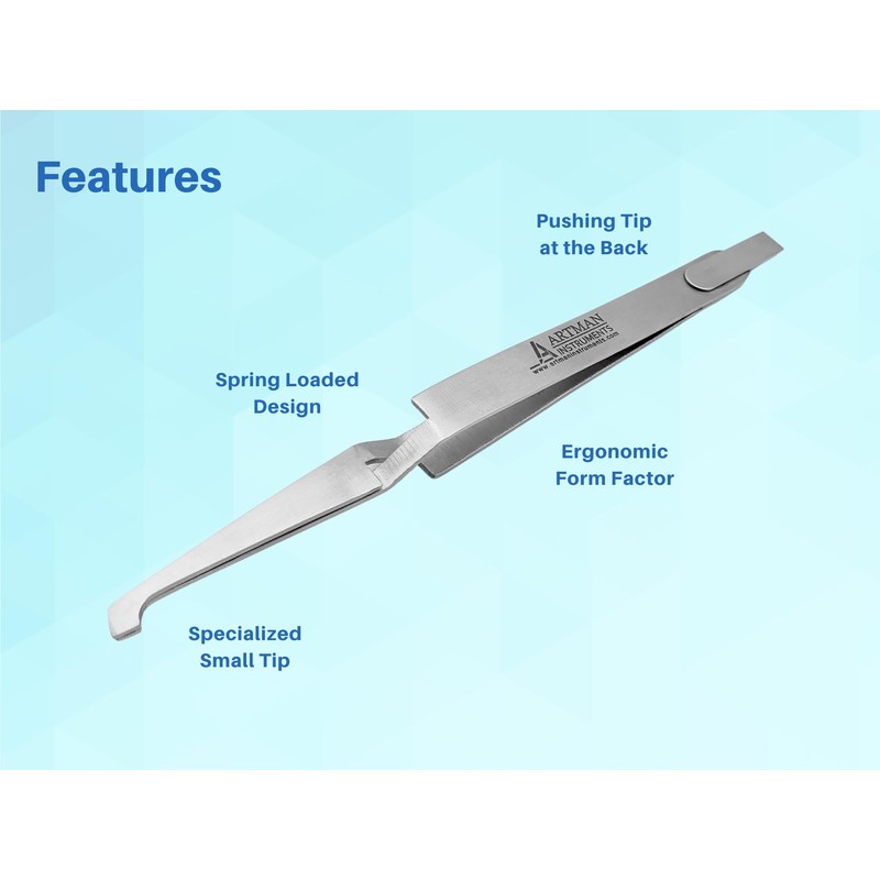 ARTMAN INSTRUMENTS Orthodontic Bracket Placer Bracket Self Holder Tweezers |