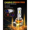 OXILAM H11 LED Bulb H8 H9, 40000LM 60W, 900% Ultra-Bright