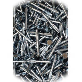 New Pack of (100) Flat Head 1/4 x 2-1/2 Split Drive Anchors Concrete Nail-in Hammer-in Multi-Purpose Comprehensive Hardware Fastener Assortment Kit MoPNEM02641