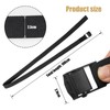 Pack of 6 Short Tie Down Straps, 100 cm, Adjustable