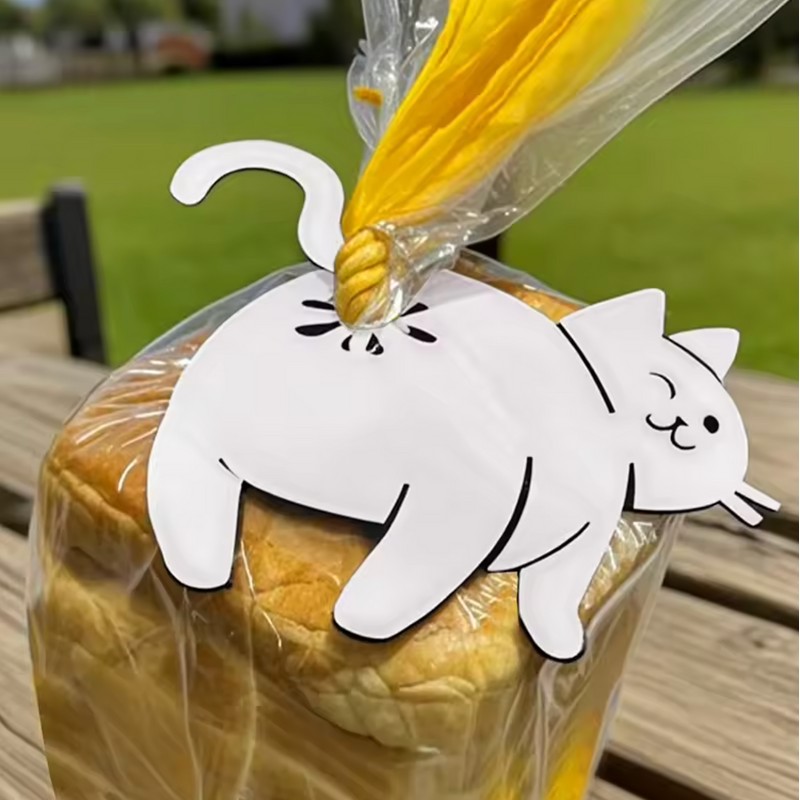 Funny Cat Butt Bread Clip - 3D Printed Bag Clip