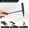 sourcing map 2pcs Welding Chipping Hammer 11.3" Slag Hammer with