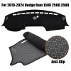 Unbranded Black Dashboard Mat Dash Sun Cover Pad For 2019-2024