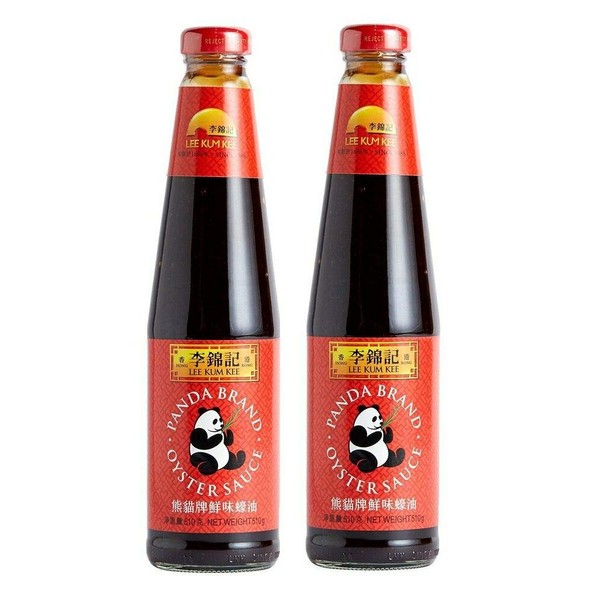 李锦记熊猫牌鲜味蚝油18oz(510g)2瓶 LEEKUMKEE Panda Brand Oyster Flavored Sauce 18oz2btls