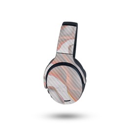 MightySkins Carbon Fiber Skin Compatible with Skullcandy Crusher ANC 2 - Bubble Marble | Protective, Durable Textured Carbon Fiber Finish | Easy to Apply