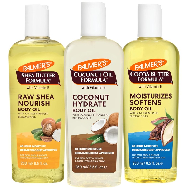 Palmers Body Oil Variety Pack (Pack of 3)