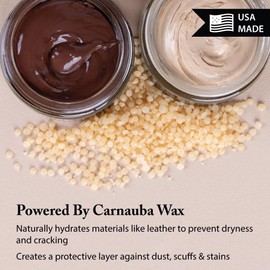 FootFitter 1.5 oz Premium Professional Shoe Cream Polish for Leather Boots/Shoes, Made in USA, Multiple Colors Available - White