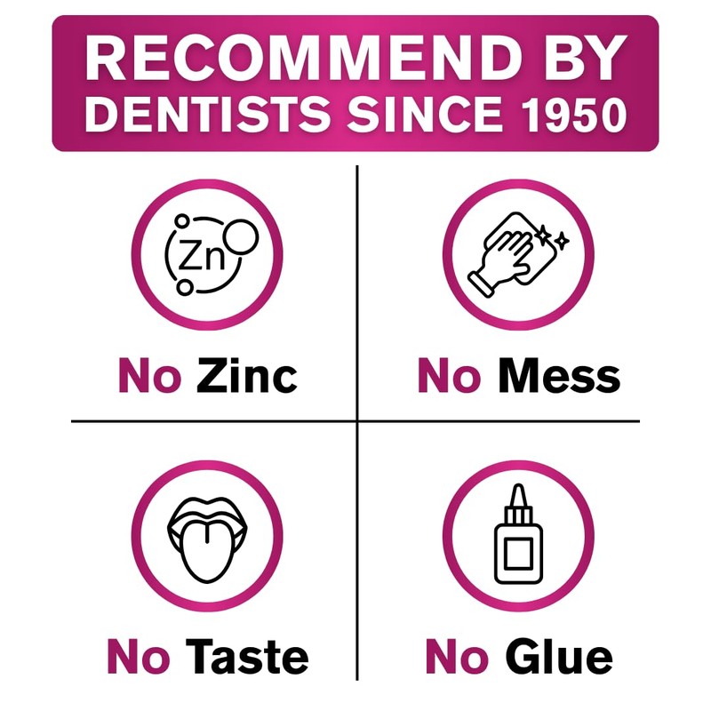 Cushion Grip Thermoplastic Denture Adhesive 1 oz (5-Pack) – Refits