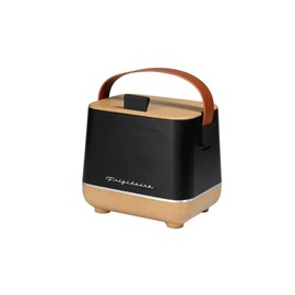 Frigidaire Portable Top Opening Lid Insulated 6-Can or 4-Liter Mini Personal Fridge Cooler, Black color, 110v Wall outlet & 12V car adapter - EFMIS310-Black (Renewed)