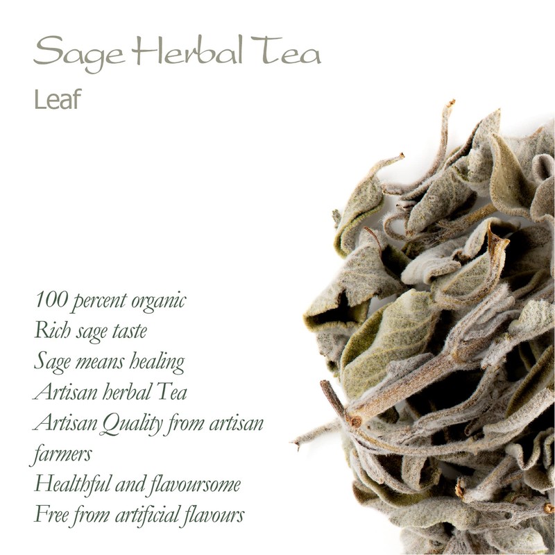 Sage Organic Culinairy Leaves - Gourmet Spice Direct From artisan