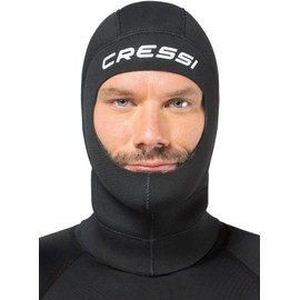 Cressi Solo Hood 3mm, Black/Black, M
