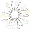 WsjiaboFux 20Pcs Black Mobile Phone Rope Strap Charm Lariat Lanyard