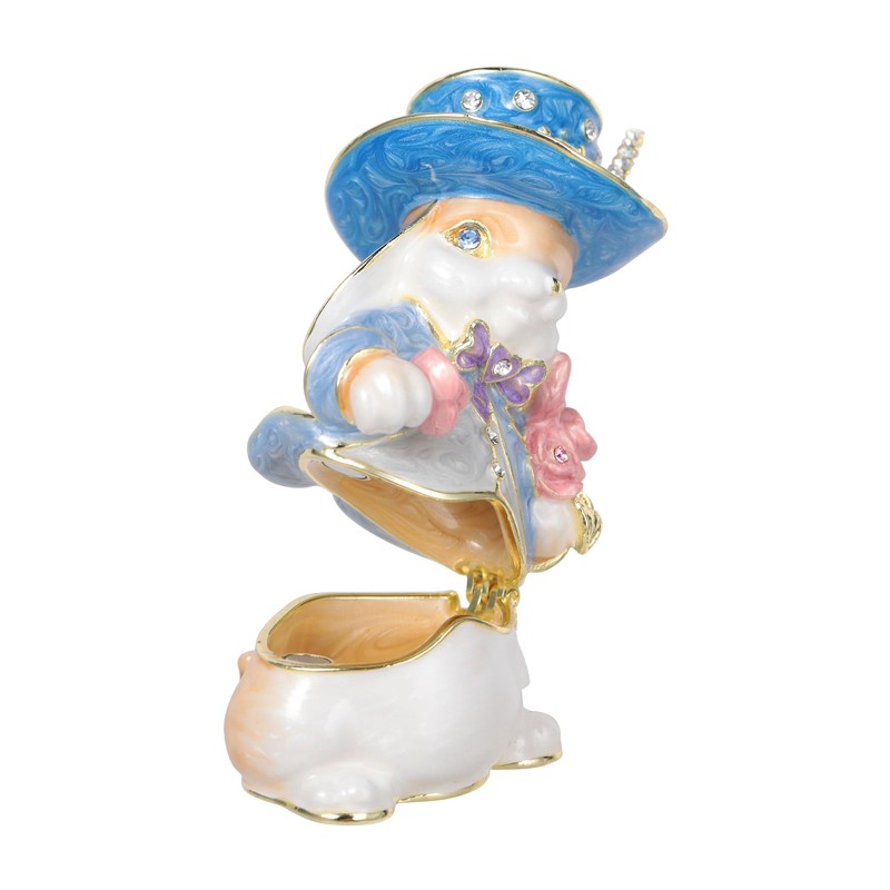 Rabbit Series Rabbit Baron Rabbit Lady (Spring Color) Figurine, Rabbit,