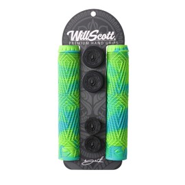 Blunt Scooters Will Scott Hand Grips (Green/Teal)