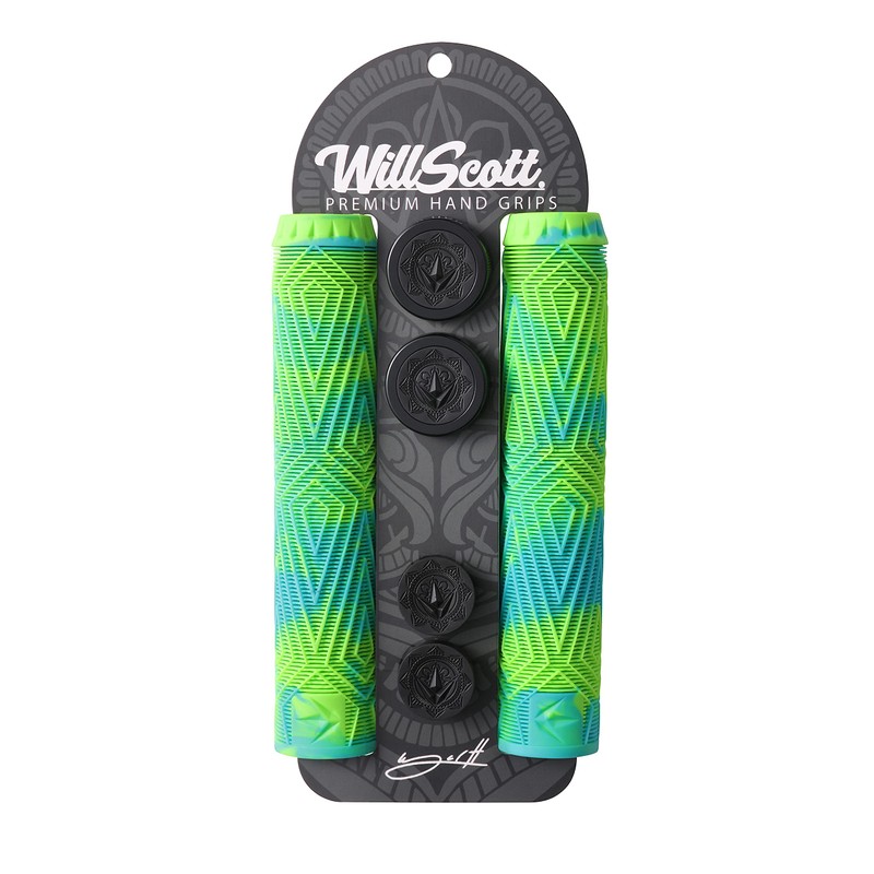 Blunt Scooters Will Scott Hand Grips (Green/Teal)