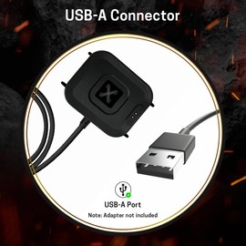 CARBINOX Carbinox USB Charger Compatible for Carbinox Smartwatch - Fast Charging Speed, Sleek Design, Reliable Functionality (Carbinox Blaze S)