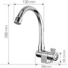 Folding Faucet, Product 360 Degree Rotation Single Handle Cold Water