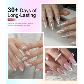 BISHENGYF Pink Chrome Nail Powder -15g 3D Nail Gel No Wipe Clear 3D Sculpting Gel Non-Sticky Hand Hard Gel Carving Gel for Nail Art Home DIY
